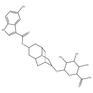 5'-Hydroxyhydrodolasetron glucuronide结构式