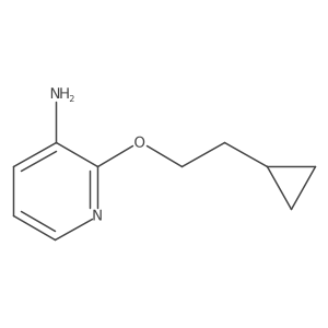 2-(2-Cyclopropylethoxy)pyridin-3-amine结构式