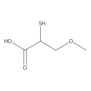 3-Methoxy-2-sulfanylpropanoic acid Structure