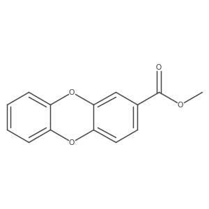 Methyl dibenzo[b,e][1,4]dioxin-2-carboxylate Structure