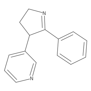 3-(3,4-Dihydro-5-phenyl-2H-pyrrol-4-yl)pyridine Structure