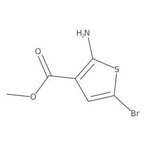 Methyl 2-amino-5-bromothiophene-3-carboxylate Structure