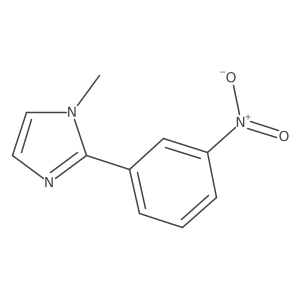 1-methyl-2-(3-nitrophenyl)-1H-imidazole结构式
