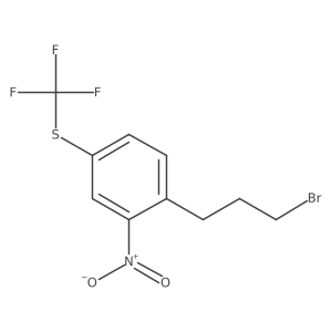 1-(3-Bromopropyl)-2-nitro-4-(trifluoromethylthio)benzene结构式