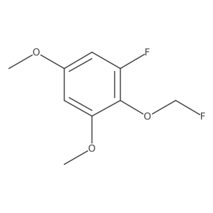 1,5-Dimethoxy-3-fluoro-2-(fluoromethoxy)benzene Structure