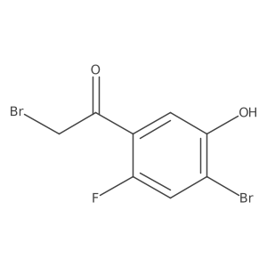 4'-Bromo-2'-fluoro-5'-hydroxyphenacyl bromide结构式
