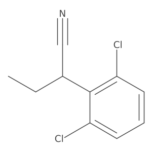 2-(2,6-Dichlorophenyl)butanenitrile Structure