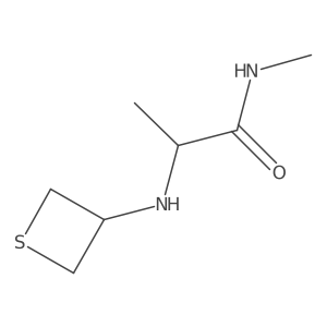 (S)-N-Methyl-2-(thietan-3-ylamino)propanamide Structure