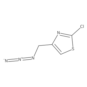 4-(Azidomethyl)-2-chloro-1,3-thiazole结构式