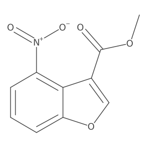 Methyl 4-nitrobenzofuran-3-carboxylate Structure