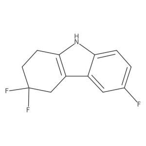 3,3,6-trifluoro-2,3,4,9-tetrahydro-1H-carbazole Structure