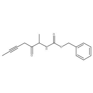benzyl N-(3-oxohept-5-yn-2-yl)carbamate Structure