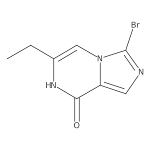 3-Bromo-6-ethylimidazo[1,5-a]pyrazin-8(7h)-one结构式