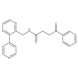 4-oxo-4-phenyl-N-{[3-(pyridin-4-yl)pyrazin-2-yl]methyl}butanamide Structure