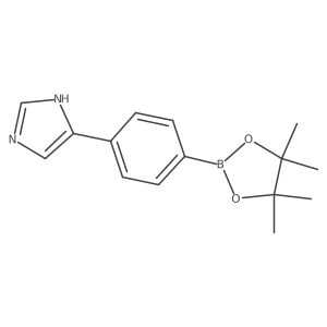 4-(1H-Imidazol-4-YL)phenylboronic acid pinacol ester Structure