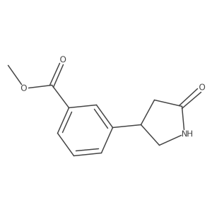 Methyl 3-(5-oxopyrrolidin-3-yl)benzoate Structure
