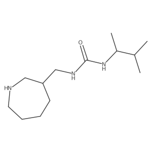 1-[(Azepan-3-yl)methyl]-3-(3-methylbutan-2-yl)urea Structure
