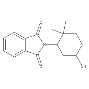 2-(5-hydroxy-2,2-dimethylcyclohexyl)-2,3-dihydro-1H-isoindole-1,3-dione Structure