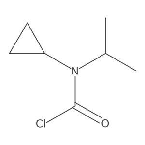 N-cyclopropyl-N-(propan-2-yl)carbamoyl chloride Structure
