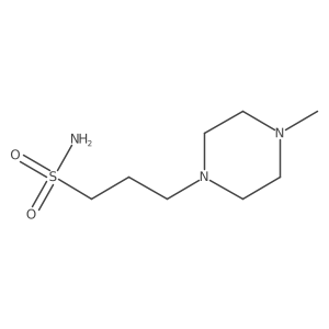3-(4-Methylpiperazin-1-yl)propane-1-sulfonamide Structure