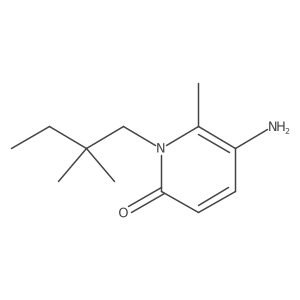 5-Amino-1-(2,2-dimethylbutyl)-6-methyl-1,2-dihydropyridin-2-one Structure