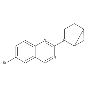 2-{2-Azabicyclo[3.1.0]hexan-2-yl}-6-bromoquinazoline Structure