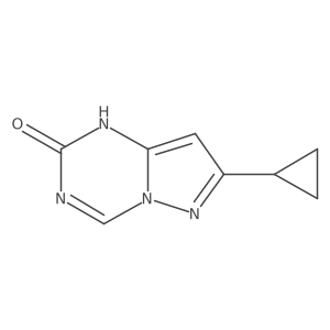 7-cyclopropyl-1H-pyrazolo[1,5-a][1,3,5]triazin-2-one Structure