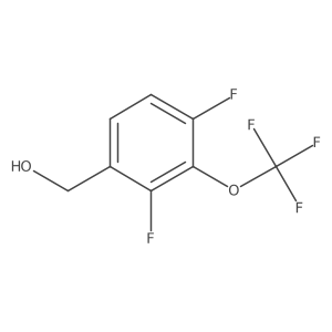 2,4-Difluoro-3-(trifluoromethoxy)benzyl alcohol Structure