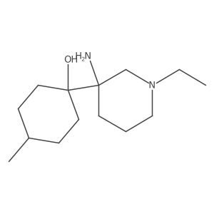 1-(3-Amino-1-ethylpiperidin-3-yl)-4-methylcyclohexan-1-ol Structure