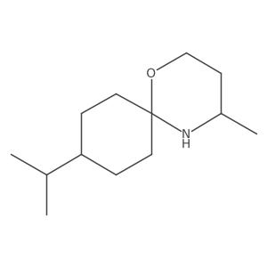 4-Methyl-9-(propan-2-yl)-1-oxa-5-azaspiro[5.5]undecane Structure