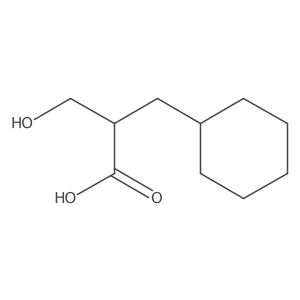 (S)-3-Cyclohexyl-2-(hydroxymethyl)propanoic acid结构式