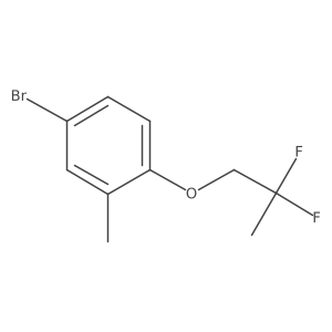 4-Bromo-1-(2,2-difluoropropoxy)-2-methyl-benzene结构式