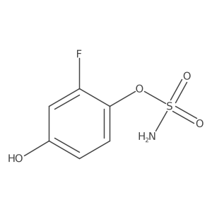 2-Fluoro-4-hydroxyphenyl sulfamate Structure