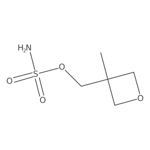(3-Methyloxetan-3-yl)methyl sulfamate结构式