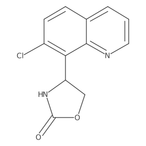 4-(7-Chloroquinolin-8-yl)-1,3-oxazolidin-2-one结构式