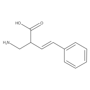2-(Aminomethyl)-4-phenylbut-3-enoic acid结构式
