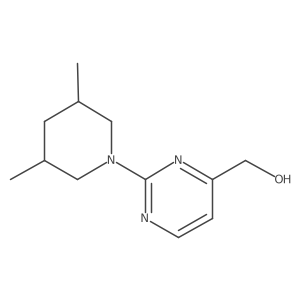 [2-(3,5-Dimethylpiperidin-1-yl)pyrimidin-4-yl]methanol Structure