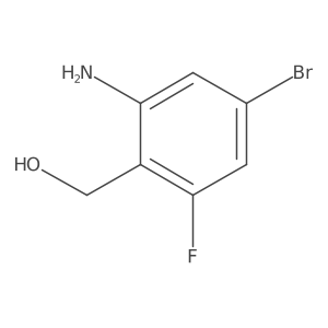 2-Amino-4-bromo-6-fluorobenzyl alcohol结构式