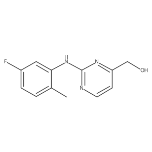 {2-[(5-Fluoro-2-methylphenyl)amino]pyrimidin-4-yl}methanol Structure