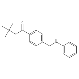 Tert-butyl 4-{[(pyridin-4-yl)amino]methyl}benzoate Structure