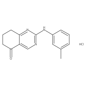 2-(m-Tolylamino)-7,8-dihydroquinazolin-5(6H)-one hydrochloride Structure