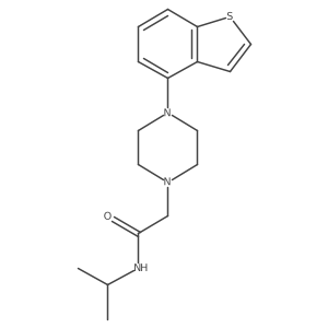 2-[4-(1-benzothiophen-4-yl)piperazin-1-yl]-N-(propan-2-yl)acetamide Structure