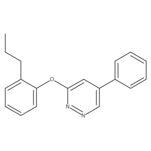 5-Phenyl-3-(2-propylphenoxy)pyridazine Structure