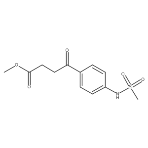 Methyl 4-(4-(methylsulfonamido)phenyl)-4-oxobutanoate Structure