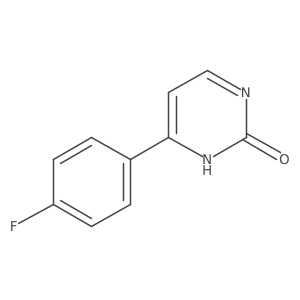 6-(4-Fluorophenyl)-2(1H)-pyrimidinone结构式