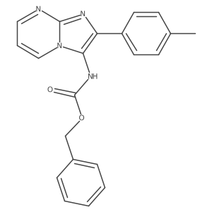 Benzyl [2-(4-methylphenyl)imidazo[1,2-a]pyrimidin-3-yl]carbamate Structure