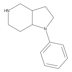 Octahydro-1-phenyl-1H-pyrrolo[3,2-c]pyridine Structure