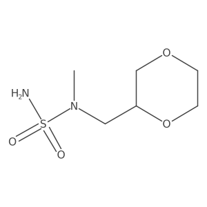 N-(1,4-dioxan-2-ylmethyl)-N-methylsulfamide结构式