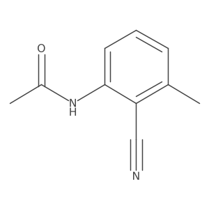 N-(2-cyano-3-methylphenyl)acetamide Structure
