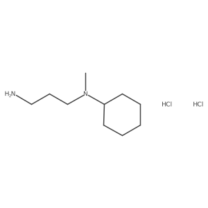 N-(3-aminopropyl)-N-methylcyclohexanamine dihydrochloride结构式